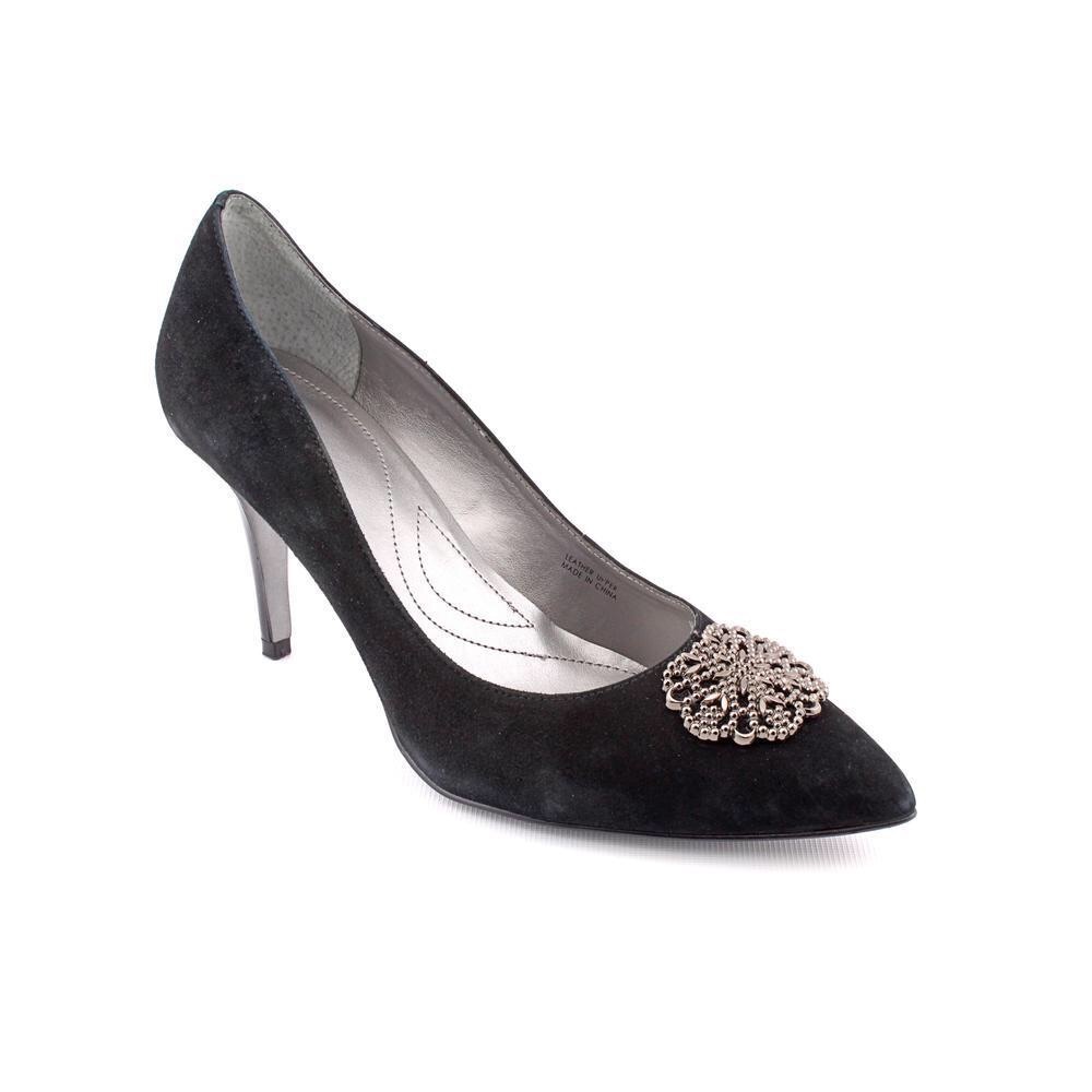 Tahari Accord Jewel Suede Heels NWT